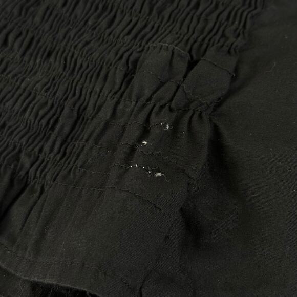 Vtg 90s Y2k Ruffle Collared Halter Top Gyaru Cyber Goth Emo Party Punk Sexy M - Picture 7 of 7